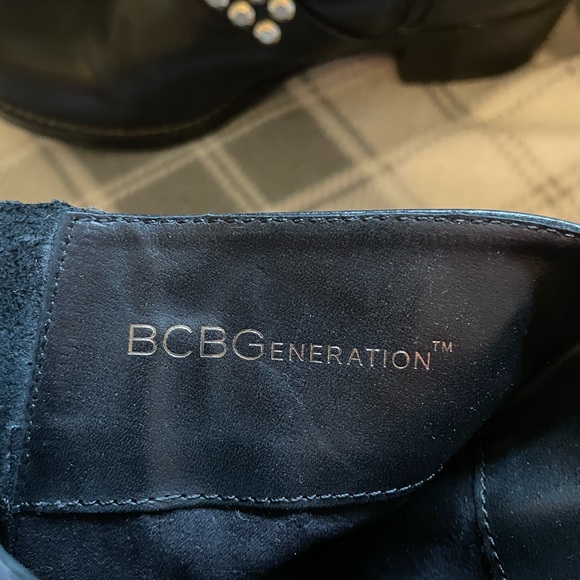 BCBGenearation Leather studded biker boot - Picture 4 of 5